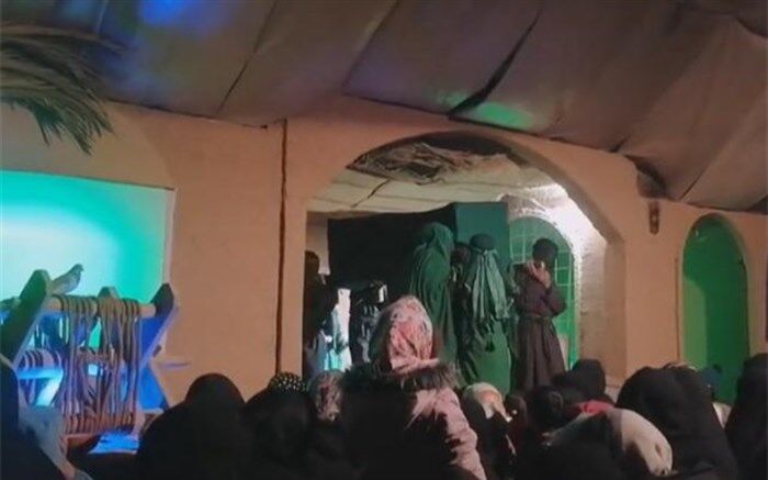 برگزاری نمایش کوچه هاشم در آموزشگاه نجمه شهرستان میبد/فیلم