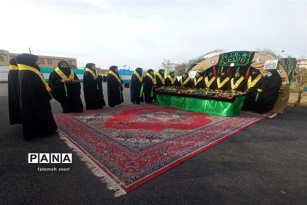 تشییع شهدای گمنام در مدارس سیستان و بلوچستان