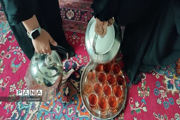 مراسم سوگواری شهادت حضرت فاطمه( س) توسط هیات دانش‌آموزی انصارالمهدی در شهرستان فیروزکوه