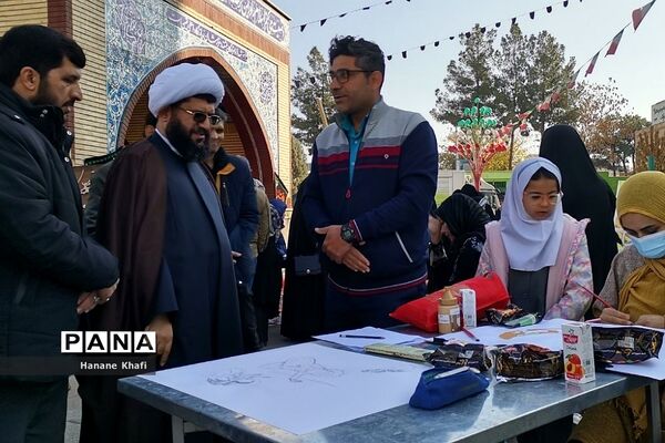 نمایشگاه هنرهای تجسمی با موضوع شهادت حضرت زهرا(س) در  پاکدشت