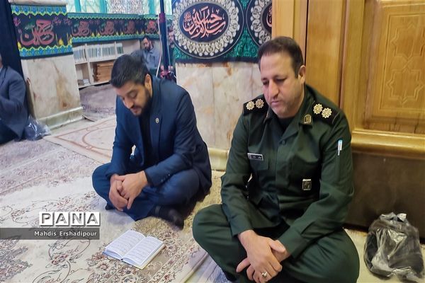 برگزاری مراسم عزاداری ایام شهادت حضرت زهرا (س) در امامزاده عمادالدین رباط کریم