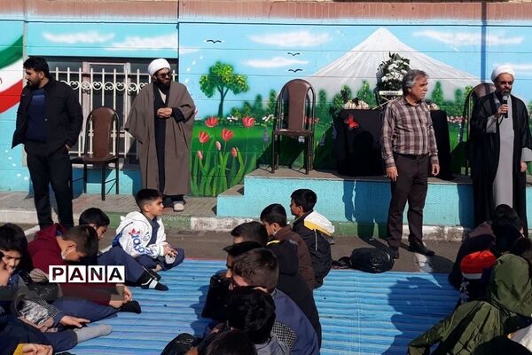 مراسم پرشور عزاداری شهادت حضرت فاطمه(س) در مدارس ناحیه یک شهرری