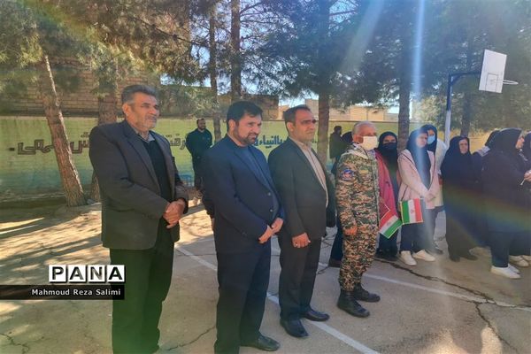 تشییع پیکر شهید گمنام در مدارس شهرستان بیضاء