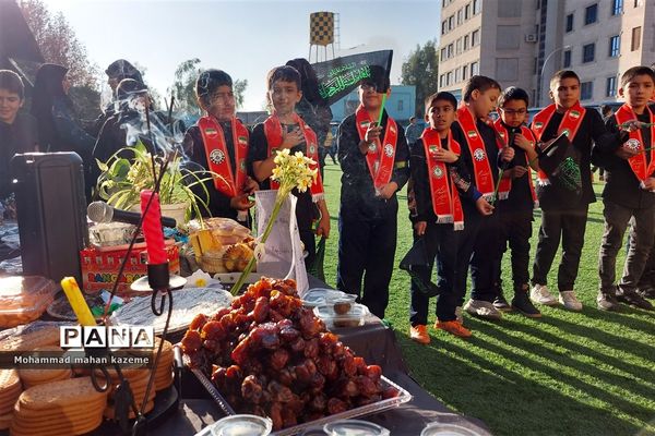 مراسم‌ عزاداری حضرت فاطمه (س) در دبستان ابوالفضل ناحیه ۱