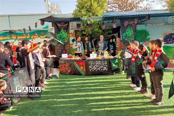 مراسم‌ عزاداری حضرت فاطمه (س) در دبستان ابوالفضل ناحیه ۱