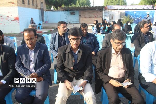وداع با شهید گمنام  و زیارت عاشورا در دبیرستان متوسطه اول سمیه بوشهر