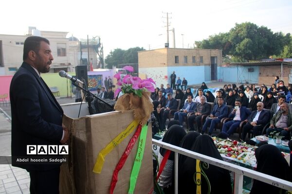 وداع با شهید گمنام  و زیارت عاشورا در دبیرستان متوسطه اول سمیه بوشهر