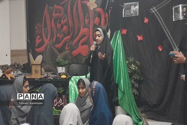 برگزاری عزاداری دبستان دخترانه احدیان ناحیه ۶ مشهد