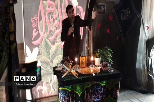 برگزاری عزاداری دبستان دخترانه احدیان ناحیه ۶ مشهد