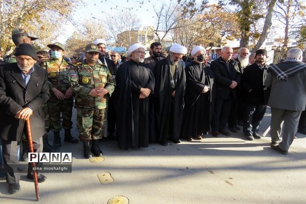 تشییع شهدا گمنام شهرستان بجنورد