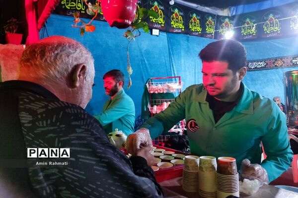مراسم سوگواری شهادت حضرت فاطمه زهرا (س) در بوستان طاووسیه