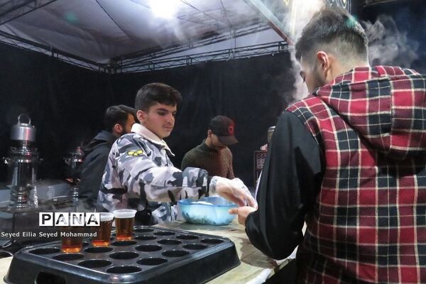 برپایی موکب دانش‌آموزی در سالروز شهادت حضرت فاطمه(س) در ناحیه یک شهرری