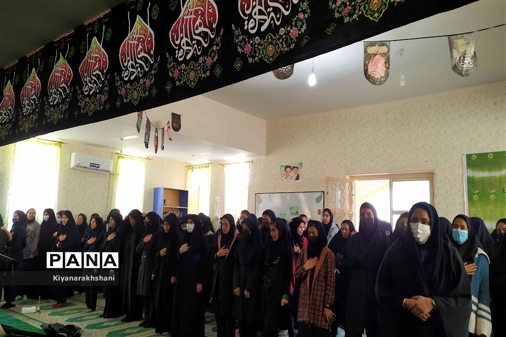 مراسم شهادت حضرت فاطمه (س) در دبیرستان نمونه نرجس