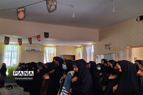 مراسم شهادت حضرت فاطمه (س) در دبیرستان نمونه نرجس