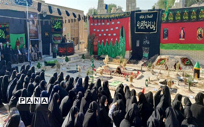مراسم‌های ایام فاطمیه در خوزستان/ فیلم