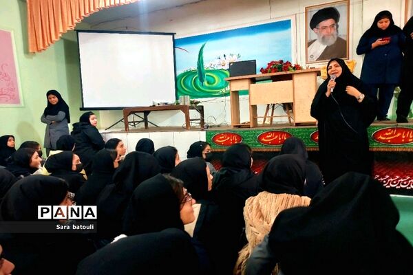 مراسم شهادت مادر دو عالم با رنگ و بوی پرچم قمر بنی هاشم(ع)
