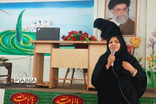 مراسم شهادت مادر دو عالم با رنگ و بوی پرچم قمر بنی هاشم(ع)