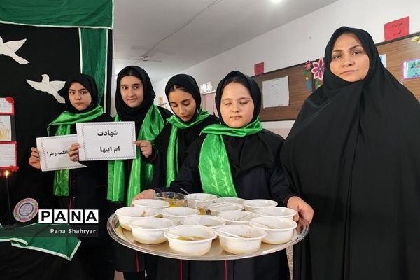 دانش‌آموزان عزادار فاطمی در شهریار