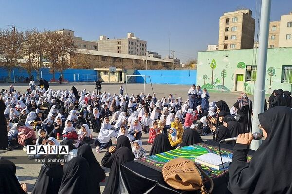 دانش‌آموزان عزادار فاطمی در شهریار