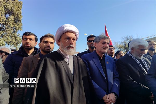 مراسم تشییع پیکرمطهر شهدای گمنام درشیراز