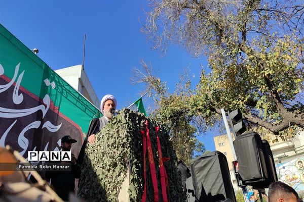 مراسم تشییع پیکرمطهر شهدای گمنام درشیراز