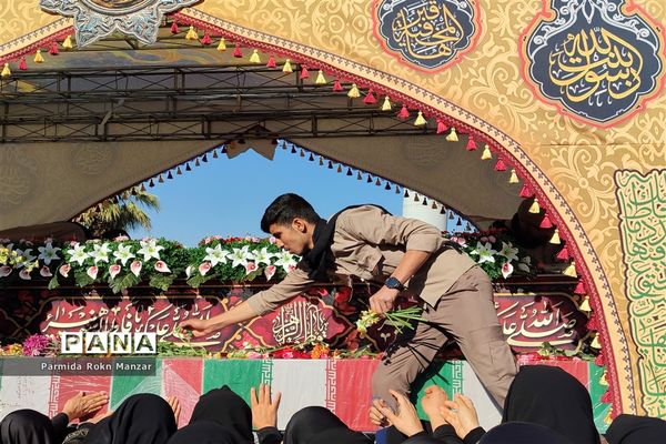 مراسم تشییع پیکرمطهر شهدای گمنام درشیراز