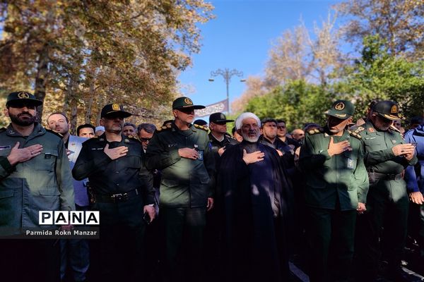 مراسم تشییع پیکرمطهر شهدای گمنام درشیراز