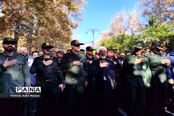 مراسم تشییع پیکرمطهر شهدای گمنام درشیراز