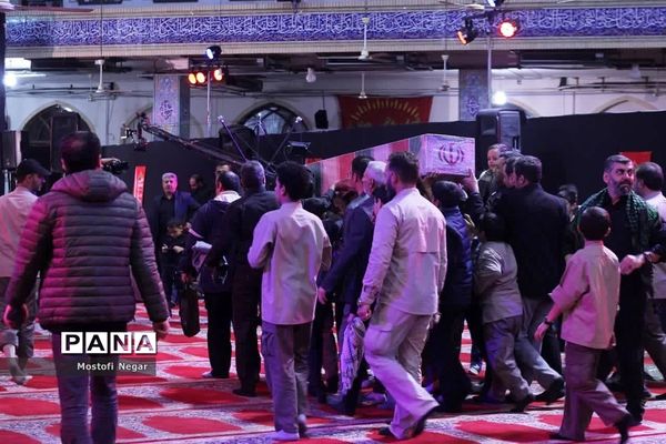 برگزاری مراسم وداع با شهید گمنام در مصلی اردکان