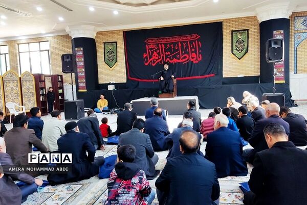 مراسم سوگواری شهادت حضرت فاطمه(س) در مصلی باقرشهر