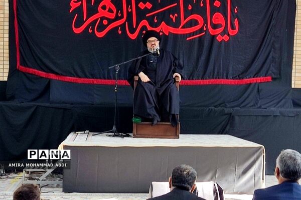 مراسم سوگواری شهادت حضرت فاطمه(س) در مصلی باقرشهر