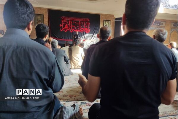 مراسم سوگواری شهادت حضرت فاطمه(س) در مصلی باقرشهر
