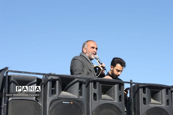 وداع باشکوه مردم بافق با شهید گمنام