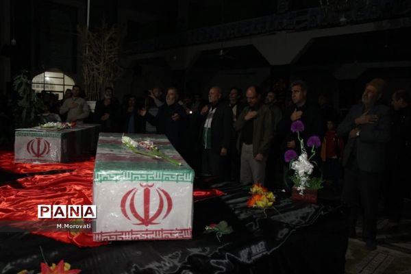 شهر آشخانه میزبان سه شهید گمنام