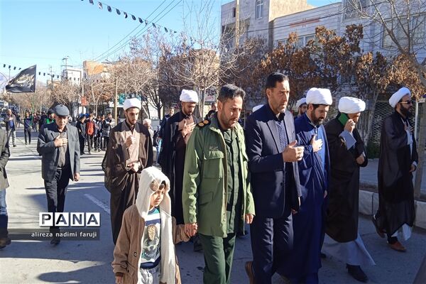 مراسم دسته‌روی و سوگواری ایام فاطمیه شهرستان فاروج