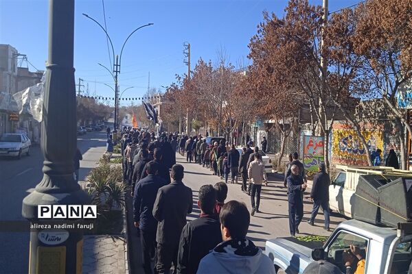 مراسم دسته‌روی و سوگواری ایام فاطمیه شهرستان فاروج