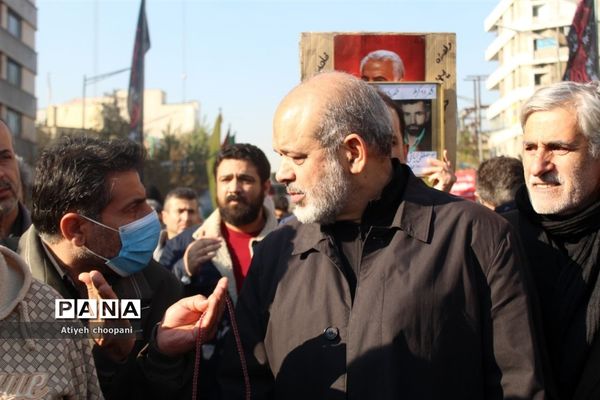 آیین تشییع پیکر مطهر ۱۱۰شهید والامقام گمنام دفاع مقدس در شهر تهران