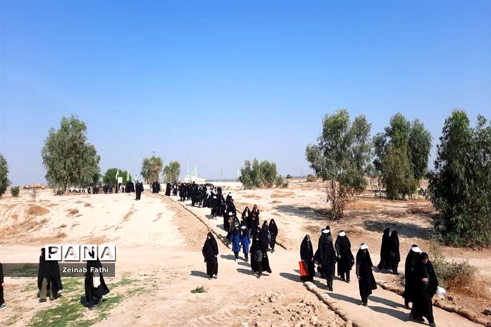 اعزام دانش‌آموزان منطقه ۱۴ به اردوی راهیان نور