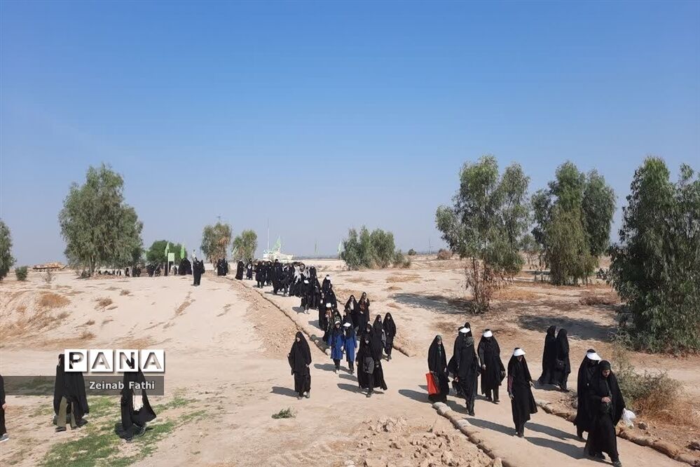 اعزام دانش‌آموزان منطقه ۱۴ به اردوی راهیان نور