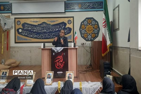 ویژه برنامه شهادت فاطمه زهرا (س) در دبیرستان هیات امنایی فیض کاشانی منطقه ۱۴