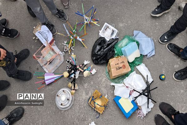 مسابقات جهانی نجات تخم مرغ در مدرسه نمونه دولتی البرز شهریار