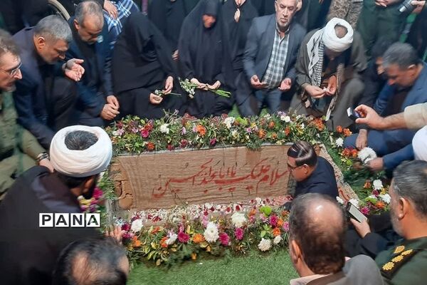 مراسم تشیع پیکر شهید گمنام در فریدونکنار