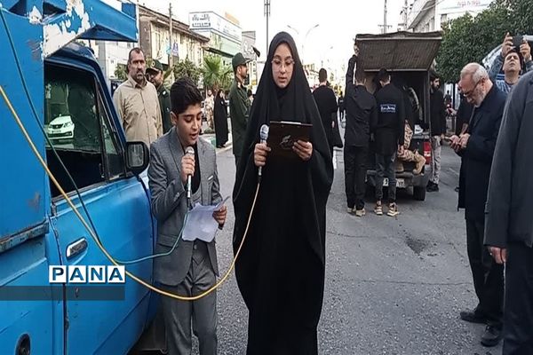 مراسم تشیع پیکر شهید گمنام در فریدونکنار