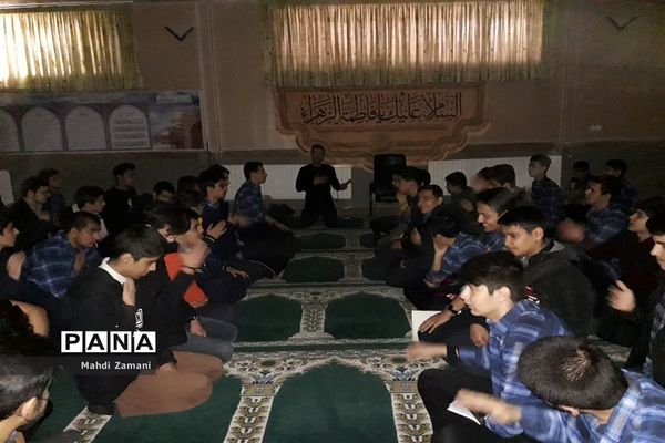 مراسم سوگواری شهادت حضرت فاطمه زهرا (س) در دبیرستان نمونه دولتی مبین