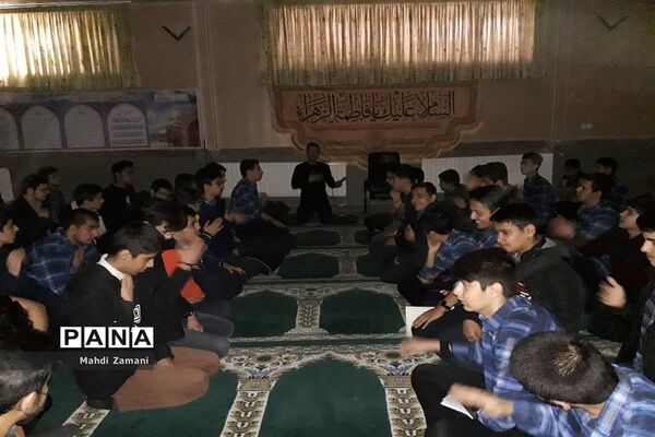 مراسم سوگواری شهادت حضرت فاطمه زهرا (س) در دبیرستان نمونه دولتی مبین
