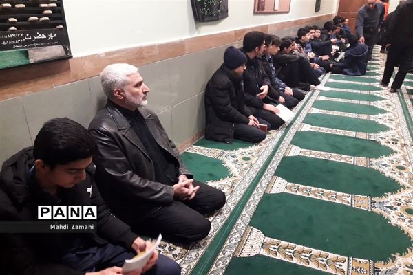 مراسم سوگواری شهادت حضرت فاطمه زهرا (س) در دبیرستان نمونه دولتی مبین