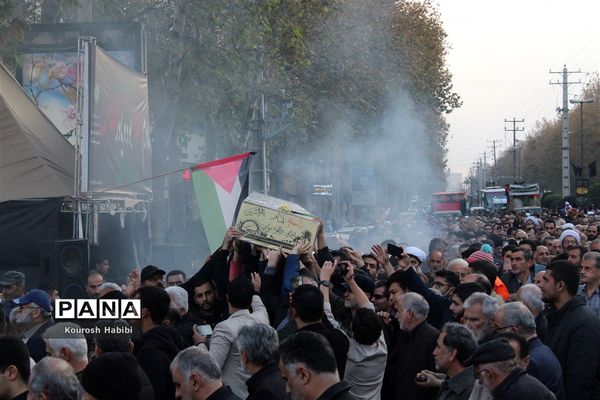 تشییع پیکر شهدای خوشنام در آمل