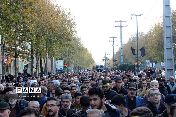 تشییع پیکر شهدای خوشنام در آمل