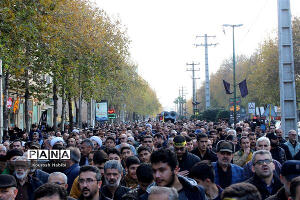 تشییع پیکر شهدای خوشنام در آمل