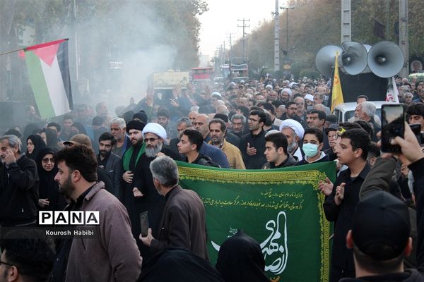 تشییع پیکر شهدای خوشنام در آمل